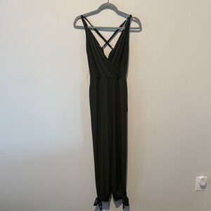 Cross back jumpsuit